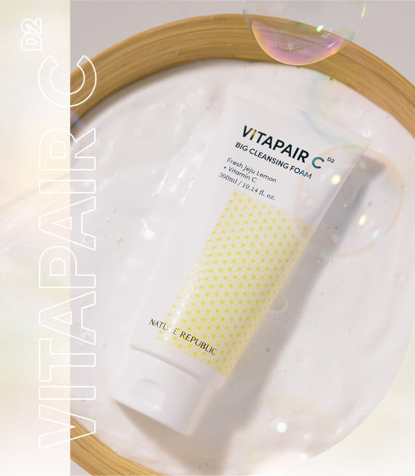 NATURE REPUBLIC Vitapair C Big Cleansing Foam 300ml from Korea by NATURE REPUBLIC