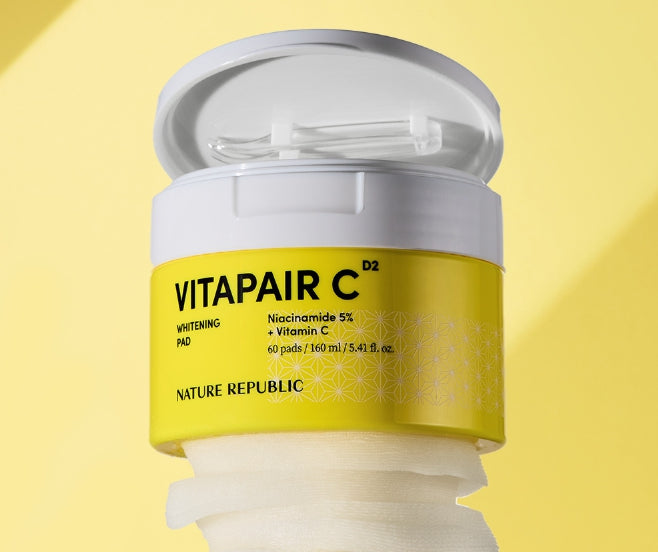 NATURE REPUBLIC Vitapair C Whitening Pads (60 sheets) from Korea by NATURE REPUBLIC