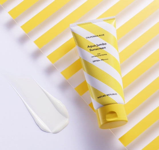 NATURE REPUBLIC California Aloe Aqua Jumbo Sunscreen SPF50+ PA++++ 250ml from Korea