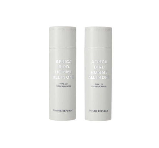 2 X [MEN] NATURE REPUBLIC Africa Bird Homme All in One Fresh Balancer 150ml from Korea by NATURE REPUBLIC