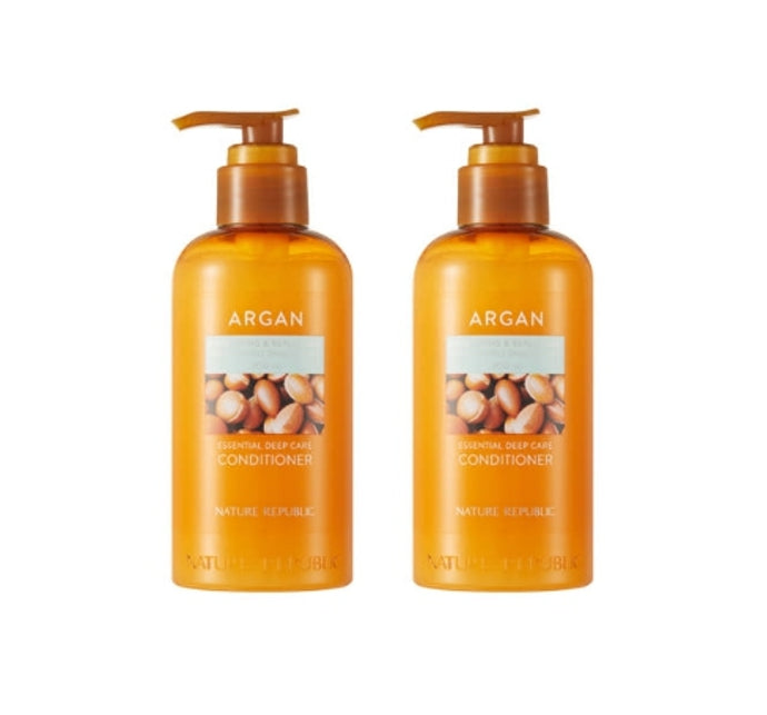 2 x NATURE REPUBLIC Argan Essential Deep Care Conditioner 300ml from Korea by NATURE REPUBLIC