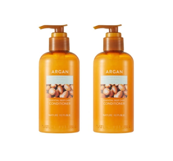 2 x NATURE REPUBLIC Argan Essential Deep Care Conditioner 300ml from Korea by NATURE REPUBLIC