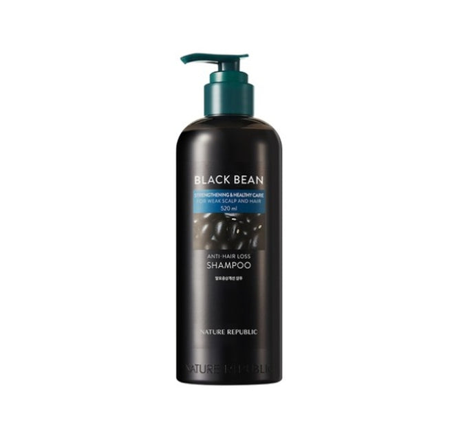 NATURE REPUBLIC Black Bean Anti Hair Loss Shampoo 520ml from Korea by NATURE REPUBLIC