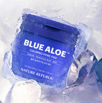 2 x NATURE REPUBLIC Blue Aloe Calming Pore Pad 70 Pads from Korea