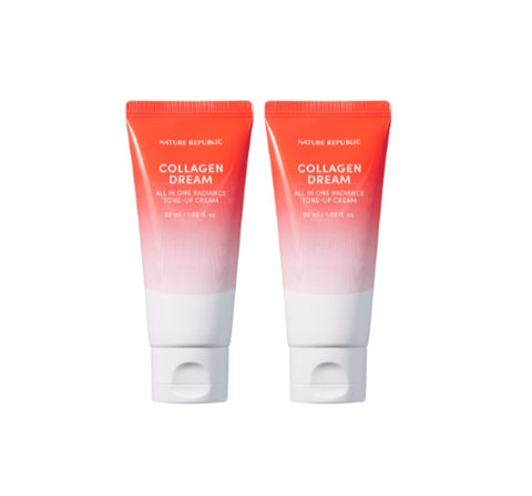 2 X NATURE REPUBLIC Collagen Dream All in One Radiance Tone-Up Cream 50ml from Korea by NATURE REPUBLIC