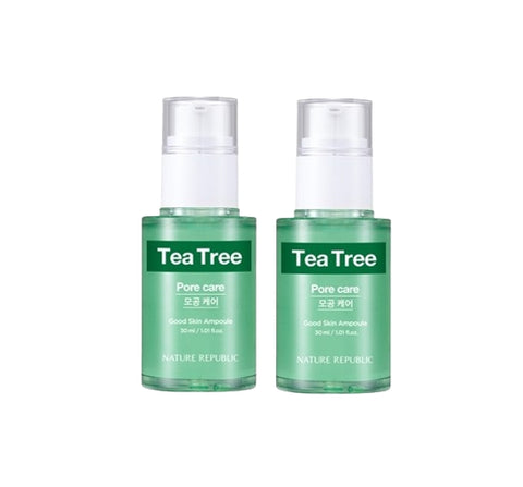 2 X NATURE REPUBLIC Good Skin Ampoule (Tea Tree) 30ml from Korea by NATURE REPUBLIC