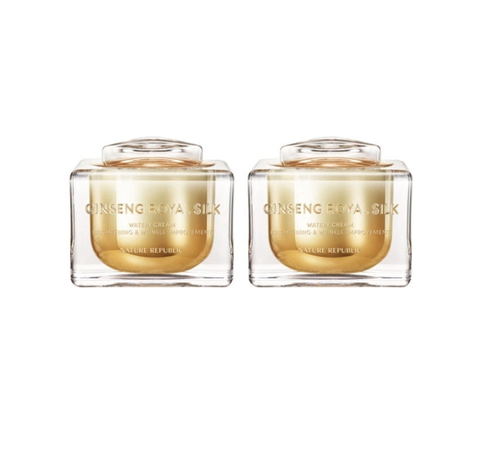 2 x NATURE REPUBLIC Ginseng Royal Silk Watery Cream 60g from Korea by NATURE REPUBLIC
