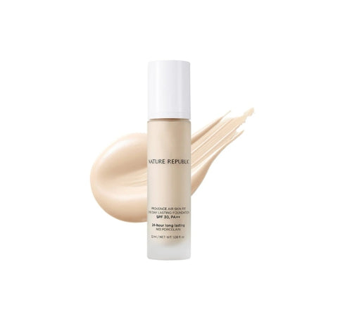 NATURE REPUBLIC Provence Air Skin Fit One Day Lasting Foundation SPF30PA++ (N13 Porcelain) 32ml from Korea by NATURE REPUBLIC