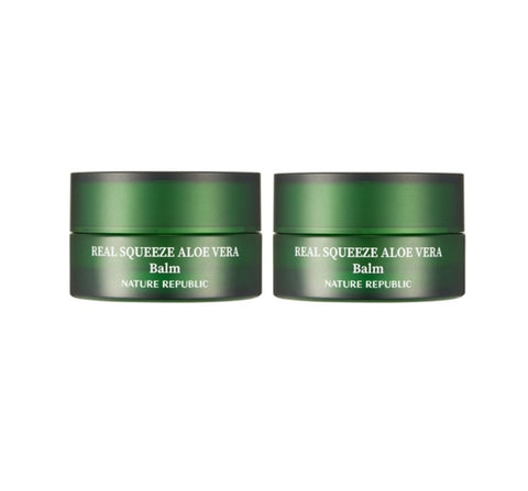 2 X NATURE REPUBLIC Real Squeeze Aloe Vera Balm 25g from Korea by NATURE REPUBLIC