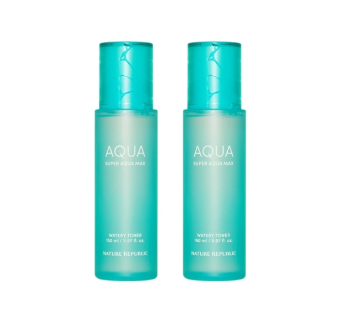 2 x NATURE REPUBLIC Super Aqua Max Watery Toner 150ml from Korea by NATURE REPUBLIC