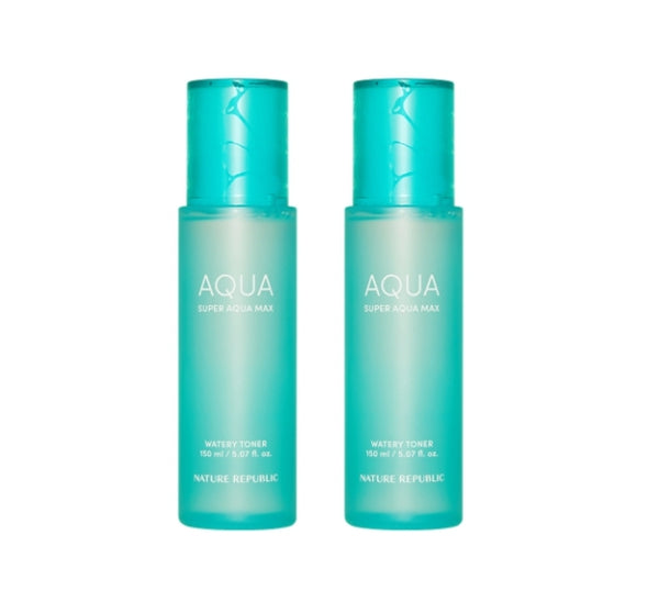 2 x NATURE REPUBLIC Super Aqua Max Watery Toner 150ml from Korea by NATURE REPUBLIC