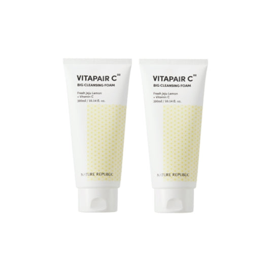 2 X NATURE REPUBLIC Vitapair C Big Cleansing Foam 300ml from Korea by NATURE REPUBLIC