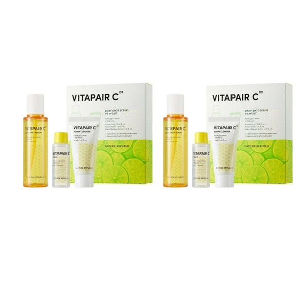 2 x NATURE REPUBLIC Vitapair C Dark Spot Serum 90ml Special Set (3 Items) from Korea by NATURE REPUBLIC
