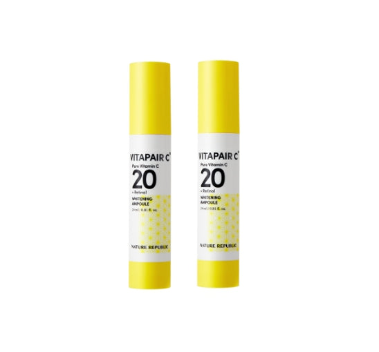 2 X NATURE REPUBLIC Vitapair C Pure Vitamin C 20 Whitening Ampoule 24ml from Korea by NATURE REPUBLIC