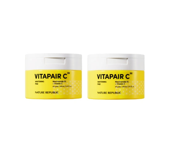2 X NATURE REPUBLIC Vitapair C Whitening Pads (60 sheets) from Korea by NATURE REPUBLIC