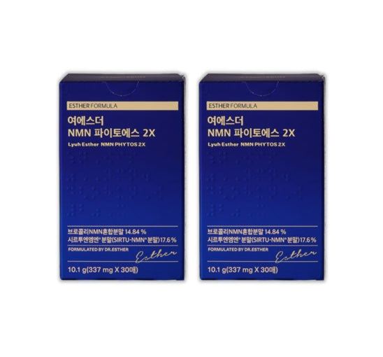 2 X ESTHER FORMULA NMN Phytos 2X, 30 Sheets from Korea_KT by ESTHER FORMULA