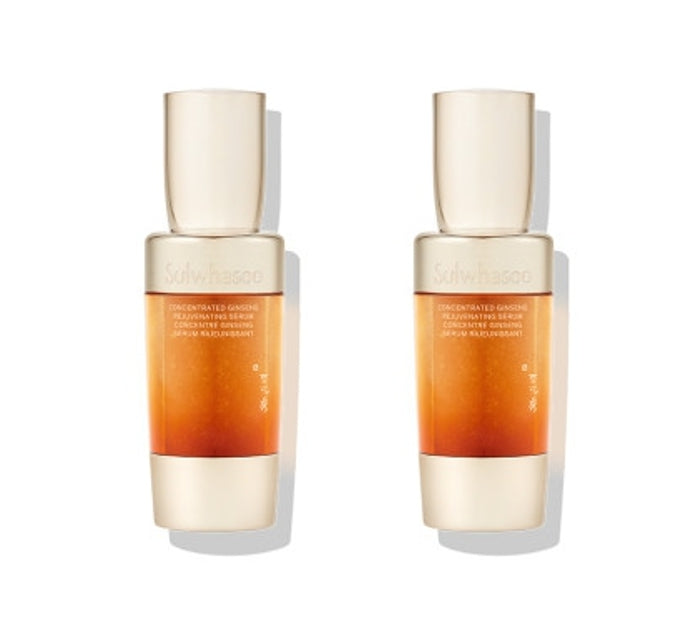 2 x Sulwhasoo Concentrated Ginseng Rejuvenating Serum 30ml + Samples (3 Items) from Korea by Sulwhasoo