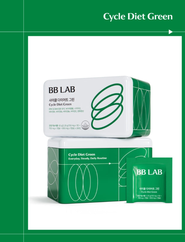 Nutrione BB Lab Cycle Diet Green 63g (28 Pouches) from Korea