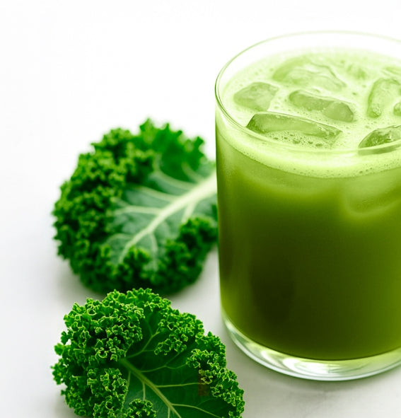 NutrioneLife 100% Organic Freeze-Dried Curly Kale Powder (1 g x 30 Sticks, 1 Month Supply) from Korea