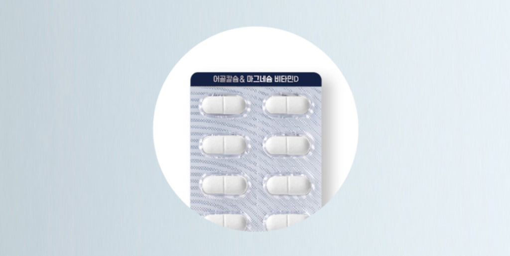 NutrioneLife Fish Bone Calcium & Magnesium Vitamin D (60 Tablets) from Korea