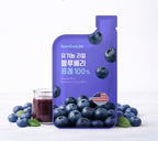 3 x NutrioneLife Organic Real Blueberry Puree 100% (20g x 14 pouches) from Korea