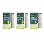 3 x NutrioneLife Pure Vitamin D 3 3000IU 30g (60 Tablets) from Korea