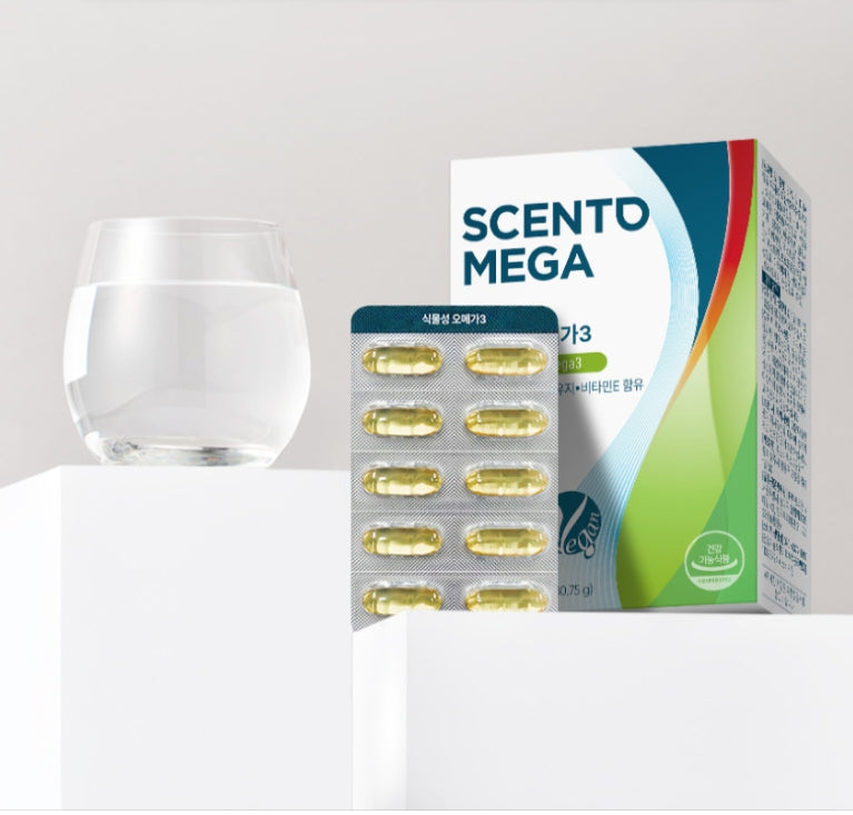 Nutrione Scento Mega Plant-Based Omega 3 (30 Capsules) from Korea