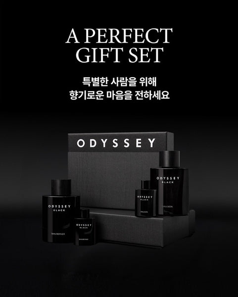 [MEN] ODYSSEY Black Skincare Set (4 Items) from Korea (Copy) by ODYSSEY