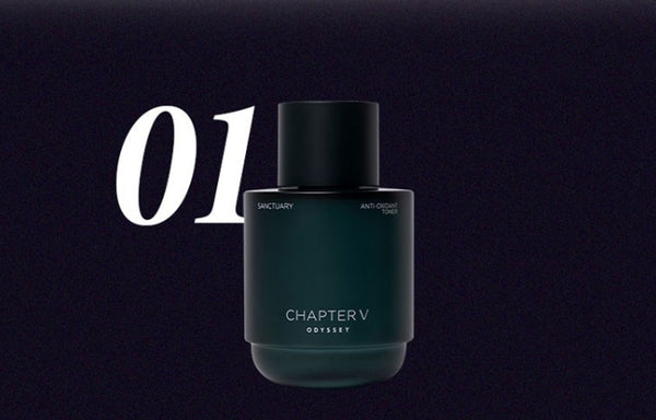 [MEN] ODYSSEY Chapter V Sanctury Skincare Set (4 Items) from Korea by ODYSSEY