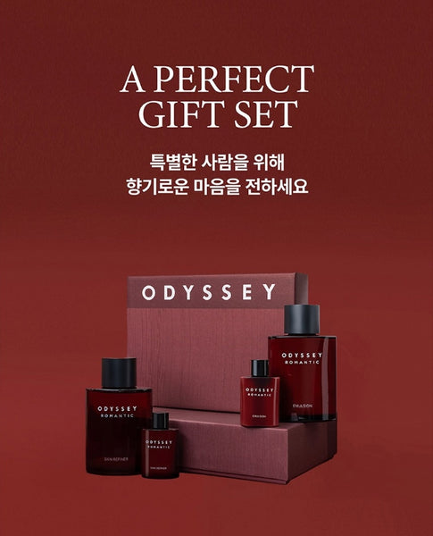 [MEN] ODYSSEY Romantic Skincare Set (4 Items) from Korea by ODYSSEY