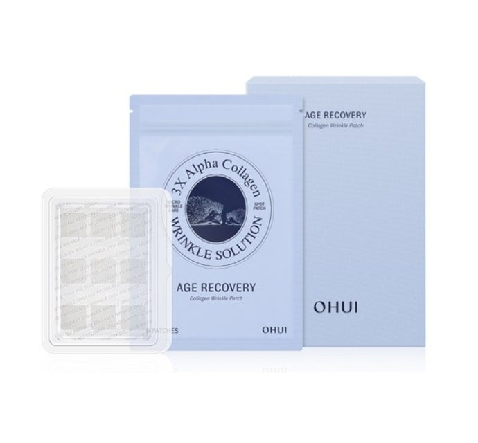 OHUI Age Recovery Collagen Wrinkle Patch – 9 Patches, Anti-Aging Care from Korea by O HUI