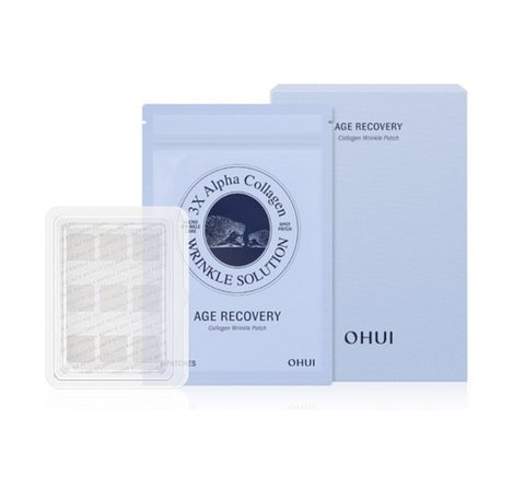 OHUI Age Recovery Collagen Wrinkle Patch – 9 Patches, Anti-Aging Care from Korea by O HUI