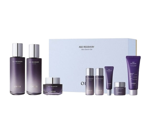 O HUI Age Recovery Sep. 2025 Set (8 Items) Anti-Aging Skincare Kit from Korea