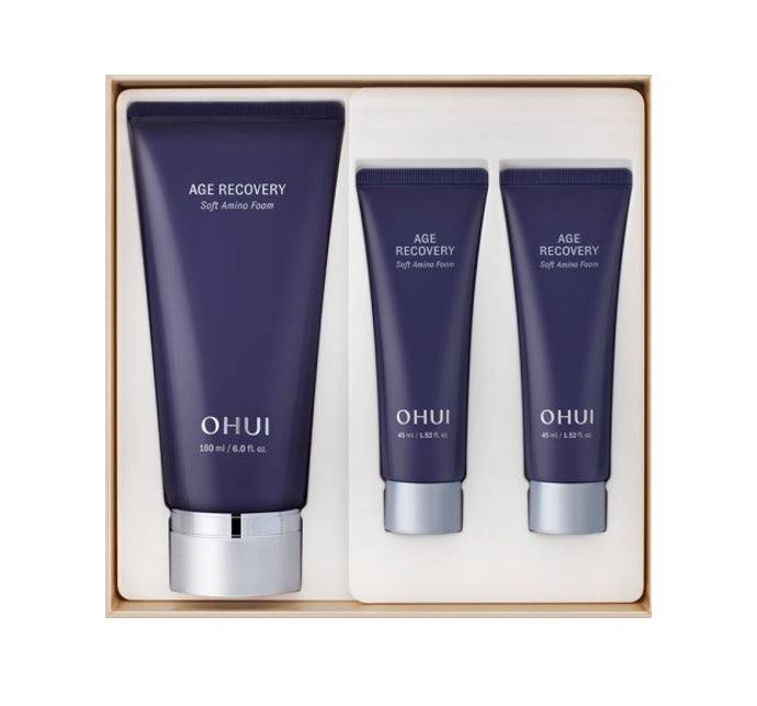 O HUI Age Recovery Soft Amino Foam Set (3 Items) May 2025 from Korea by O HUI