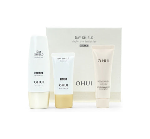 O HUI Day Shield Perfect Sun Black July 2025 Set (3 Items) from Korea by O HUI