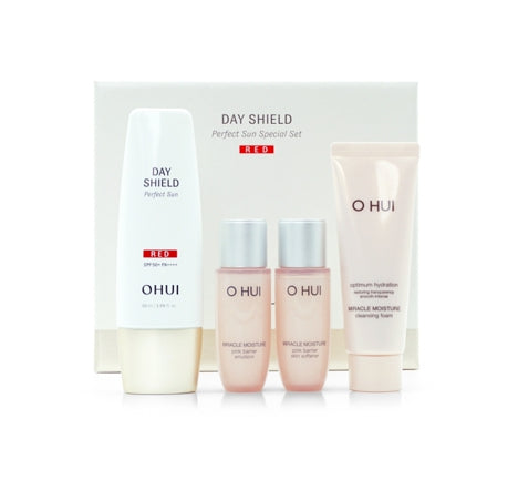O HUI Day Shield Perfect Sun Red Set (4 Items) May 2025 from Korea by O HUI