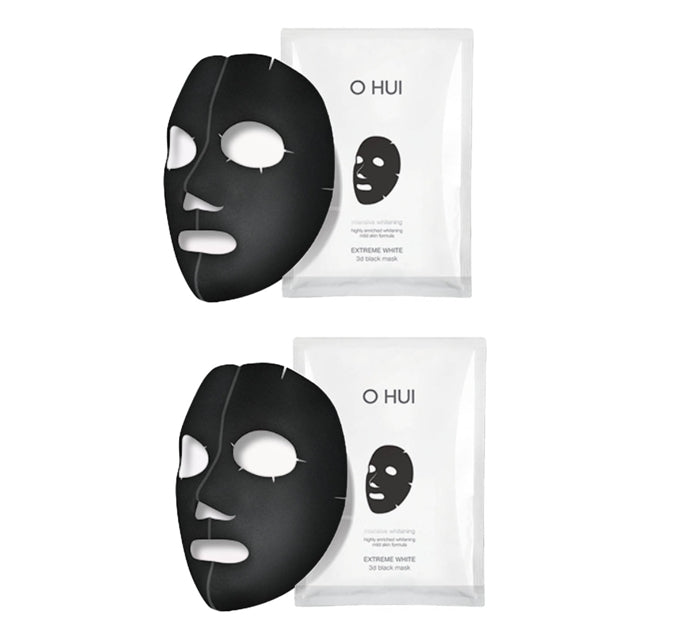 2 x O HUI Extreme White 3D Black Mask (6ea) from Korea by O HUI