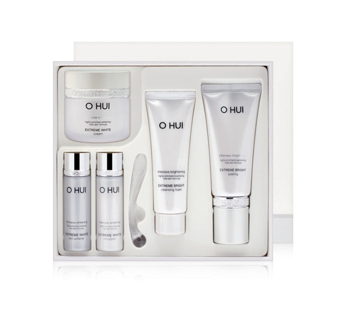 O HUI Extreme White April 2025 Set (5 Items) Brightening Skincare Kit from Korea by O HUI