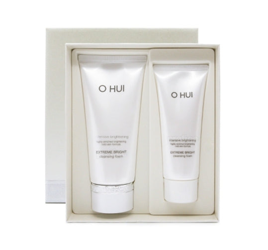 O HUI Extreme White Bright Cleansing Foam April 2024 Set (2 Items) from Korea