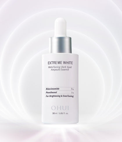 O HUI Extreme White MelaToning Dark Spot Ampoule Essence June 2025 Set (5 Items) from Korea by O HUI