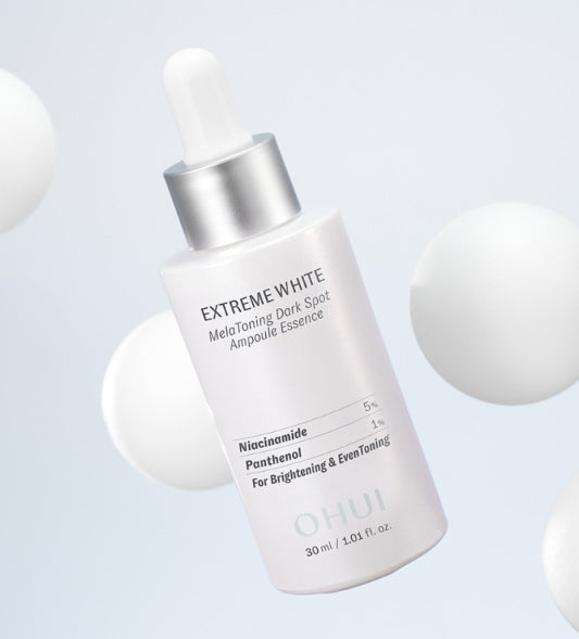 O HUI Extreme White MelaToning Dark Spot Ampoule Essence June 2025 Set (5 Items) from Korea by O HUI