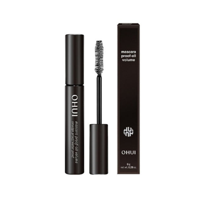 O HUI Mascara Proof-All Volume 8ml - Waterproof & Smudge-Proof Mascara from Korea