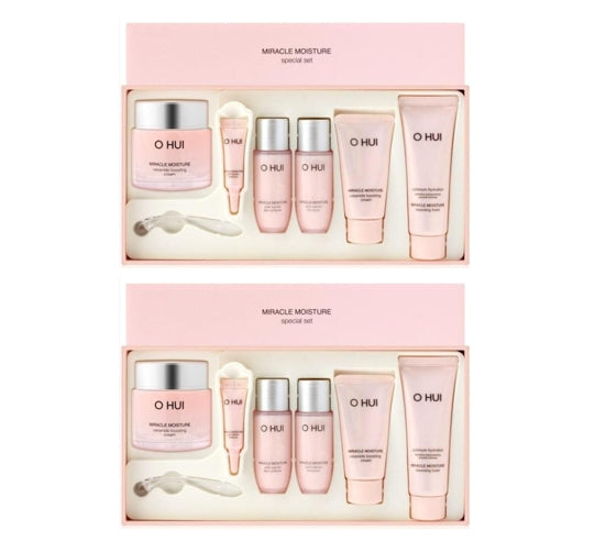 2 x O HUI Miracle Moisture Ceramide Boosting Cream Jan. 2026 Set (6 Items) from Korea