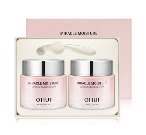 O HUI Miracle Moisture Ceramide Boosting Cream April 2024 Set (2 Items) from Korea