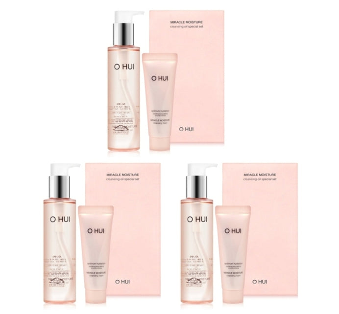 3 x O HUI Miracle Moisture Cleansing Oil Sep. 2026 Set (2 Items) from Korea by O HUI