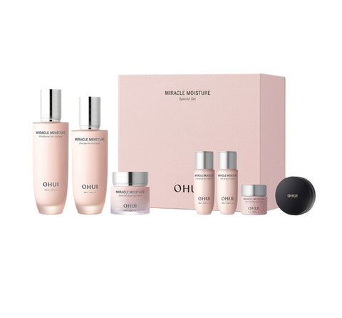 O HUI Miracle Moisture Pink Barrier July 2025 Set (7 Items) from Korea by O HUI