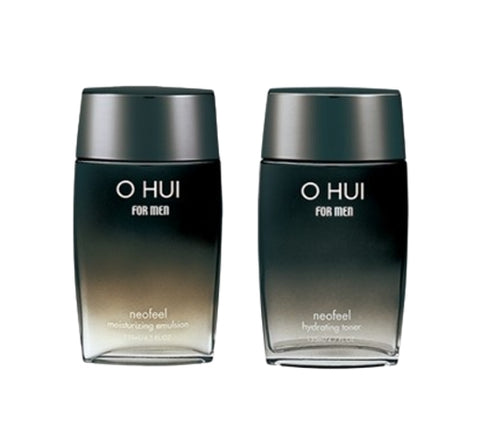 [MEN] O HUI Neofeel Hydrating Toner + Emulsion Single Set (2 Items) from Korea
