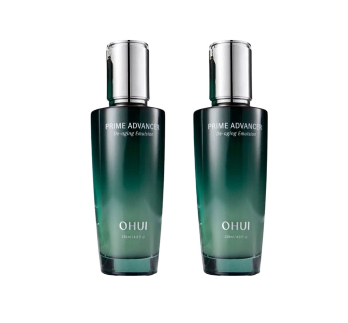 2 x O HUI Prime Advancer De-aging Emulsion 130ml from Korea by O HUI