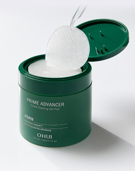 O HUI Prime Advancer PDRN Cooling Gel Pad (70 Pads) from Korea