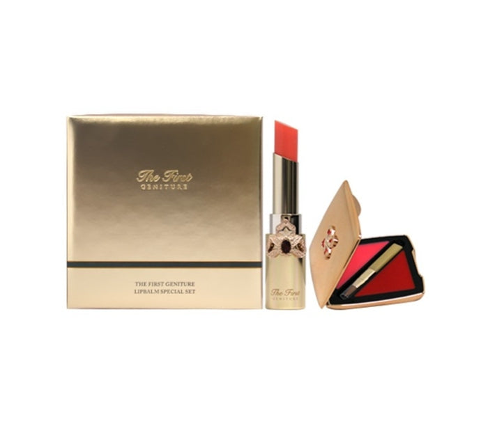 O HUI The first Geniture Lip Balm Coral June 2025 Set (2 Items) Luxury Kit from Korea by O HUI